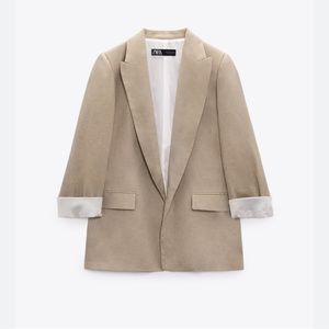 Zara linen blazer
